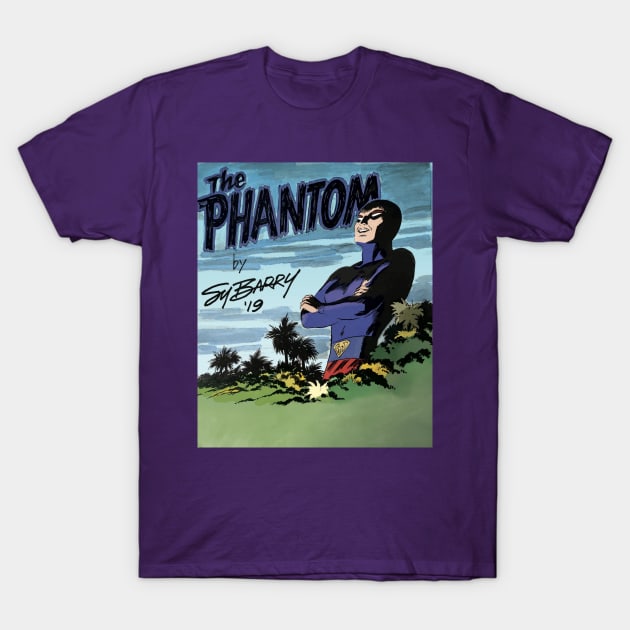 Female Phantom purple T-Shirt by Sy Barry Studios